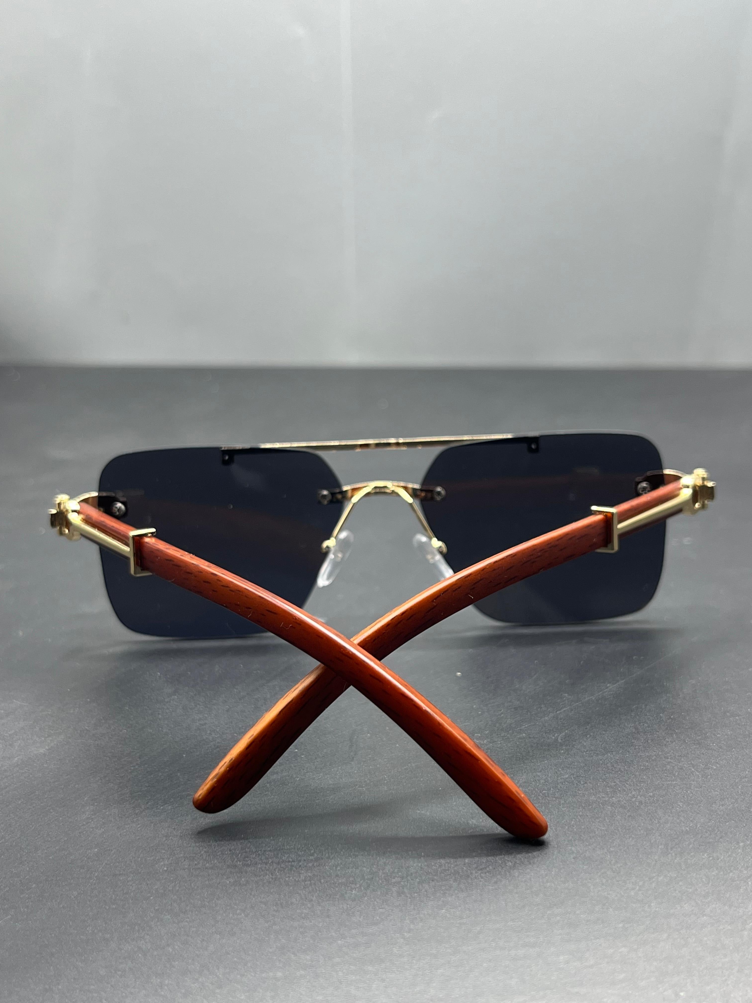 1920 OLD MONK Rimless SUNGLASSES