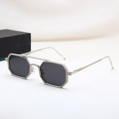 Gothic Hexagonal Metal Sunglasses For Men And Women